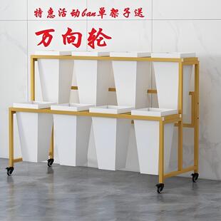 铁艺阶梯式多层鲜花展示架摆摊花店落地式花桶架醒花养花彷真花架