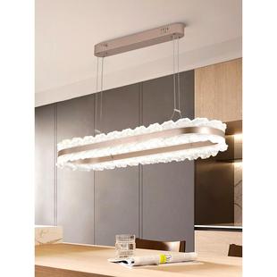 现代轻奢客厅主吊灯高级感餐厅吊灯椭圆形吧台灯卧室灯2025新款