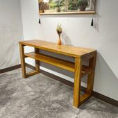 实木条案老榆木供桌覆古玄关台佛龛香火神台现代简约靠墙长条书桌