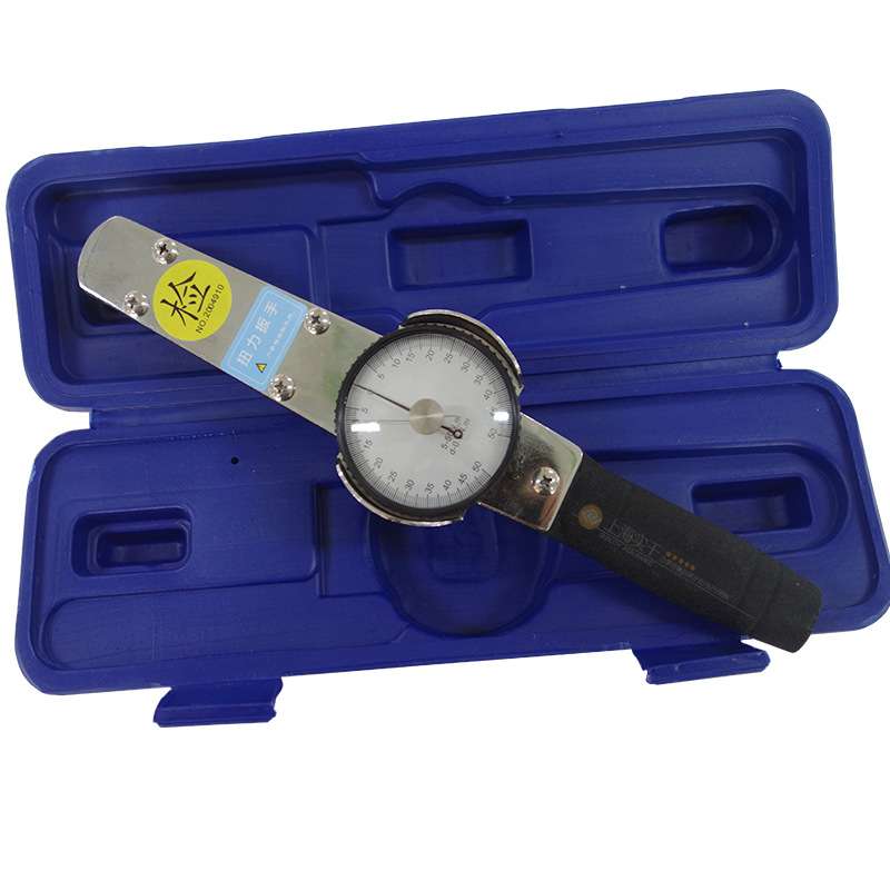 实干表盘式扭矩扳手 便携式扭力检测扳手 指针手动测力扳手ACD-50