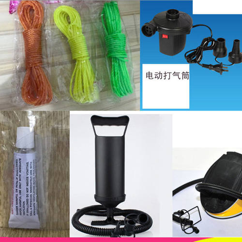 【泳圈配件集合】游泳圈筒打气泵 修补包 坐骑系绳子