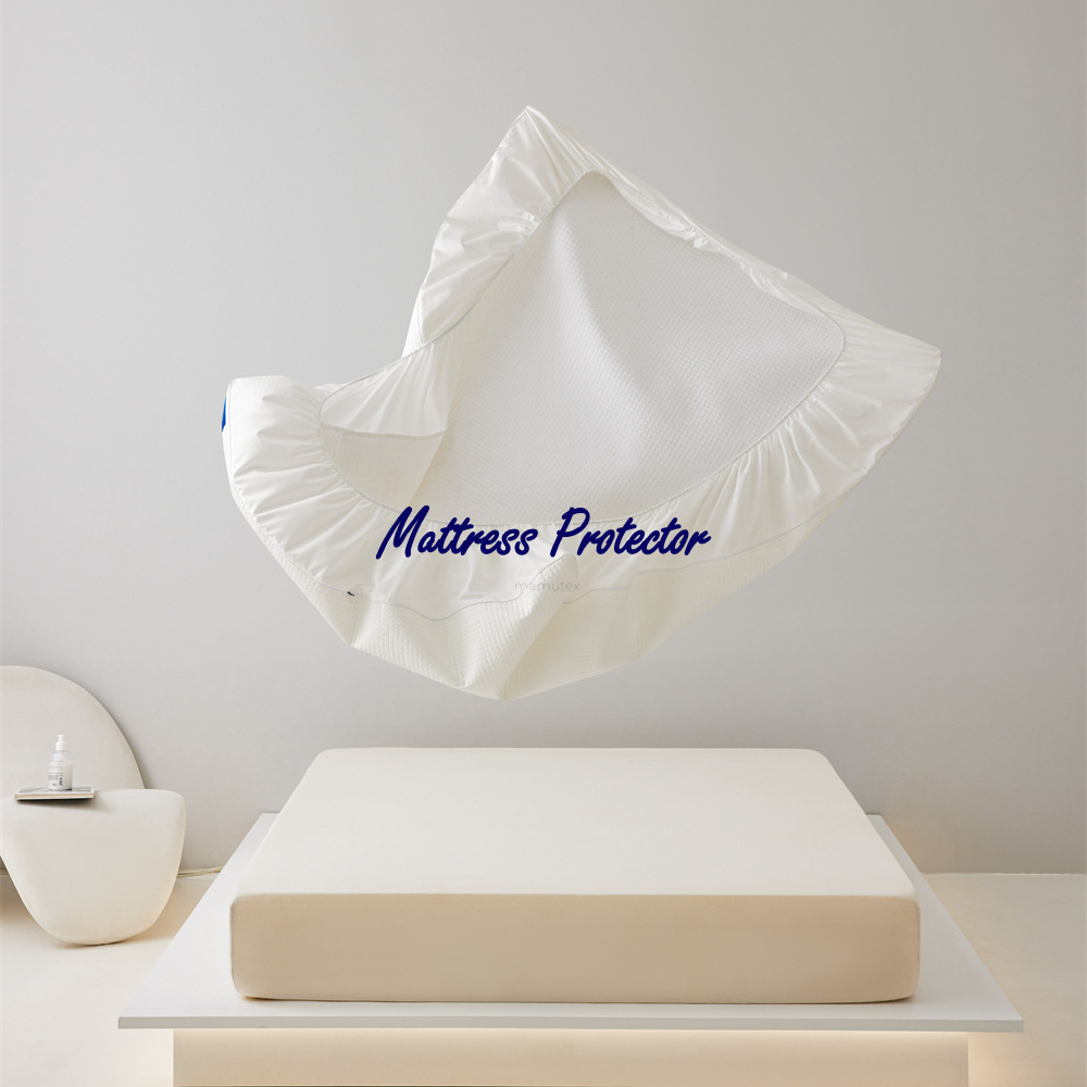 瑞士Sanitized防螨抗菌80S全棉床垫保护套 酒店纯色薄款棉褥床罩