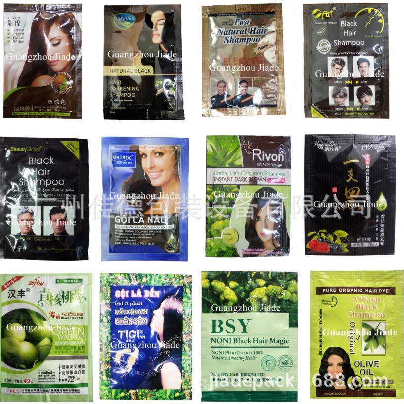 厂家染发剂染发膏一洗就黑包装机