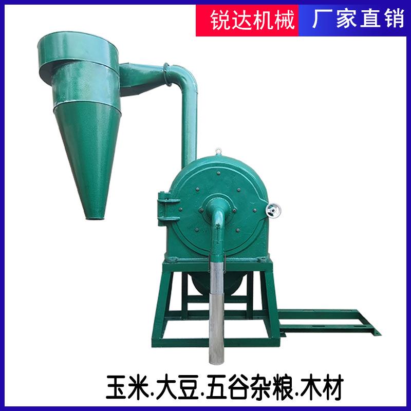 定制大型高效磨粉机 厂家直销按需定做加宽加厚自动上料粉碎机