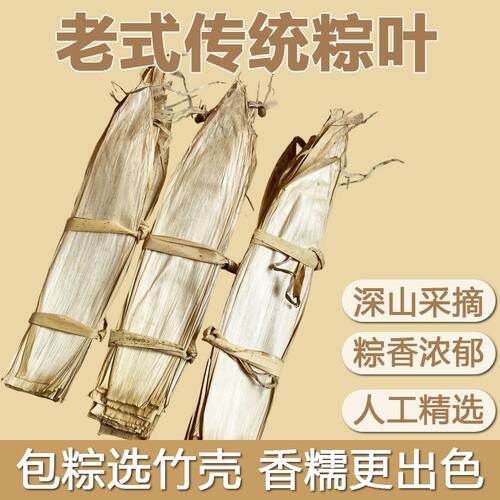 端午包粽子专用野生毛竹粽叶