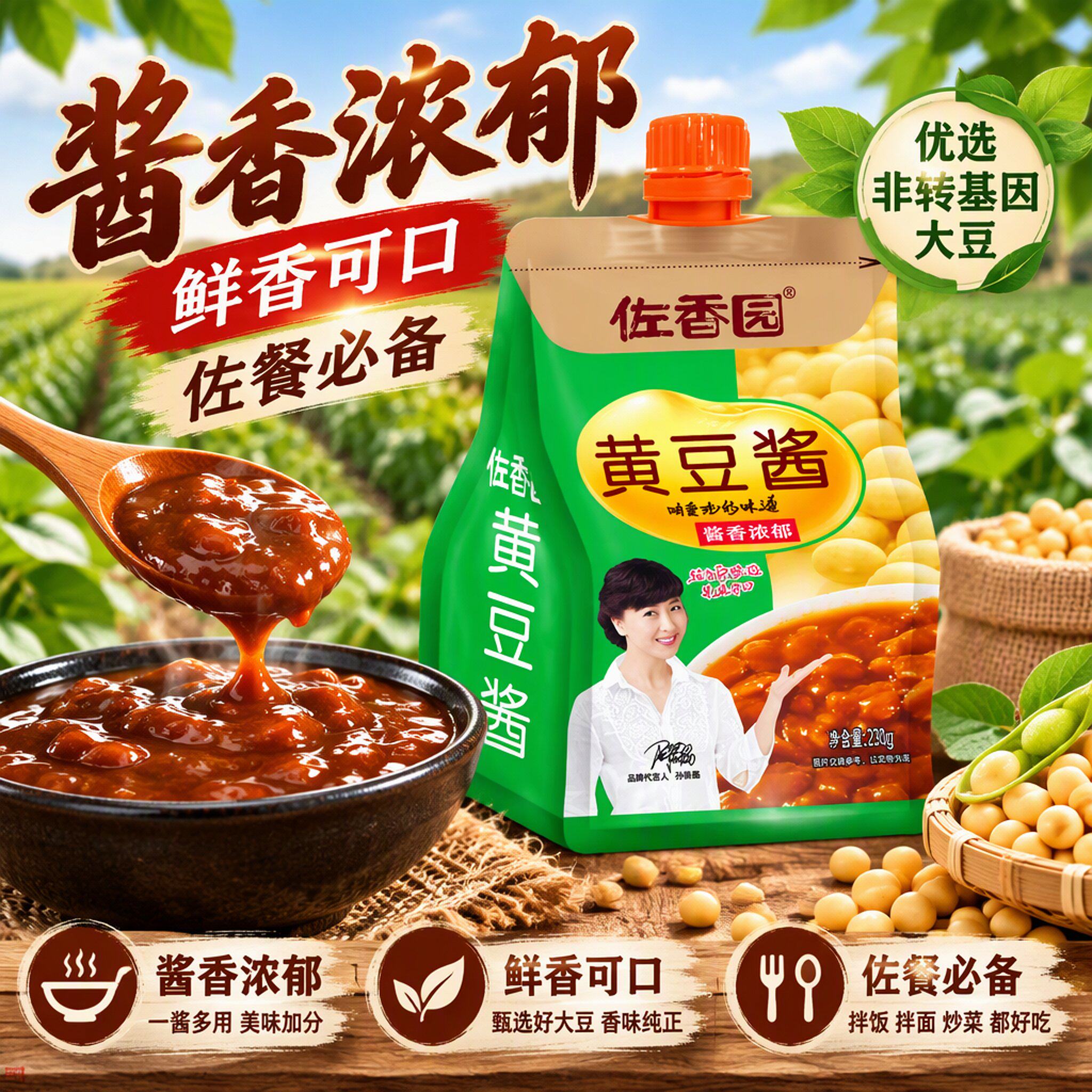 佐香园东北即食下饭熟酱多袋装