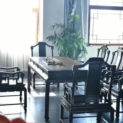 红木交趾黄檀家具/老挝大红酸枝自动抽水带电磁炉泡茶桌七件套