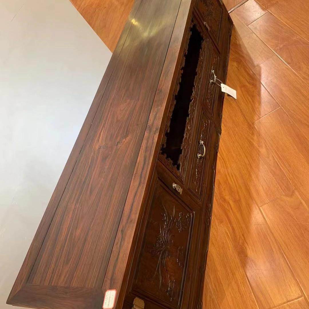 明式实木电视柜大红酸枝客厅茶几组合中式豪华带抽收纳储物地柜,住宅家具,红木电视柜,淘宝优惠券,粉丝福利购,淘宝优惠卷