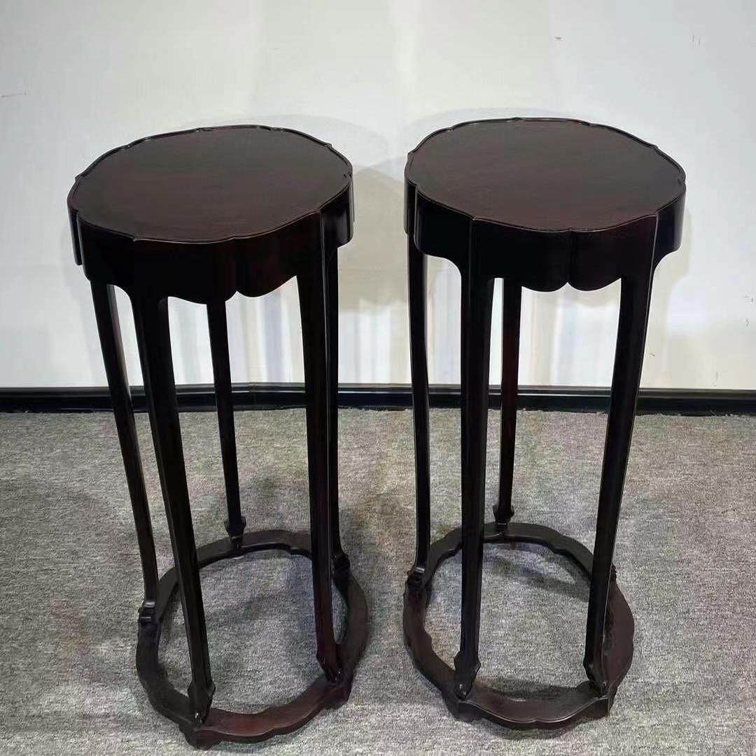 古典红木花几红酸枝盆景仿古交趾黄檀实木客厅中式花架子室内高端,住宅家具,红木边桌几类,淘宝优惠券,粉丝福利购,淘宝优惠卷