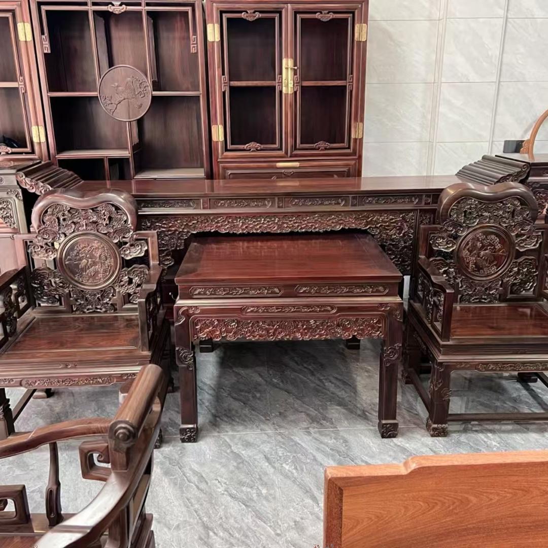 非洲小叶紫檀供桌红木家具赫芬顿