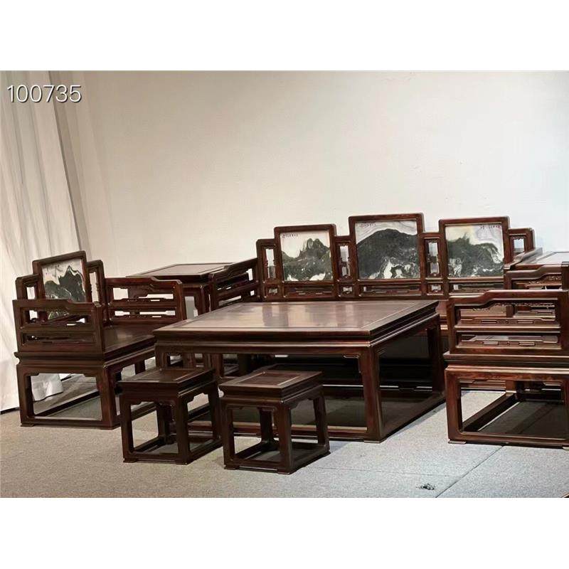 交趾黄檀大红仙游沙发六件全锦上添花红木家具套酸枝老挝实木客厅,住宅家具,红木餐桌,淘宝优惠券,粉丝福利购,淘宝优惠卷