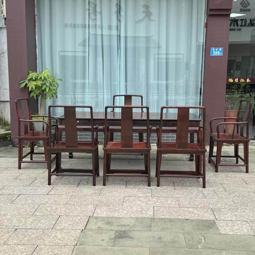 红木家具老挝大红酸枝泡茶桌椅交趾黄檀实木办公客厅茶艺桌茶台,住宅家具,红木茶桌/茶台,淘宝优惠券,粉丝福利购,淘宝优惠卷