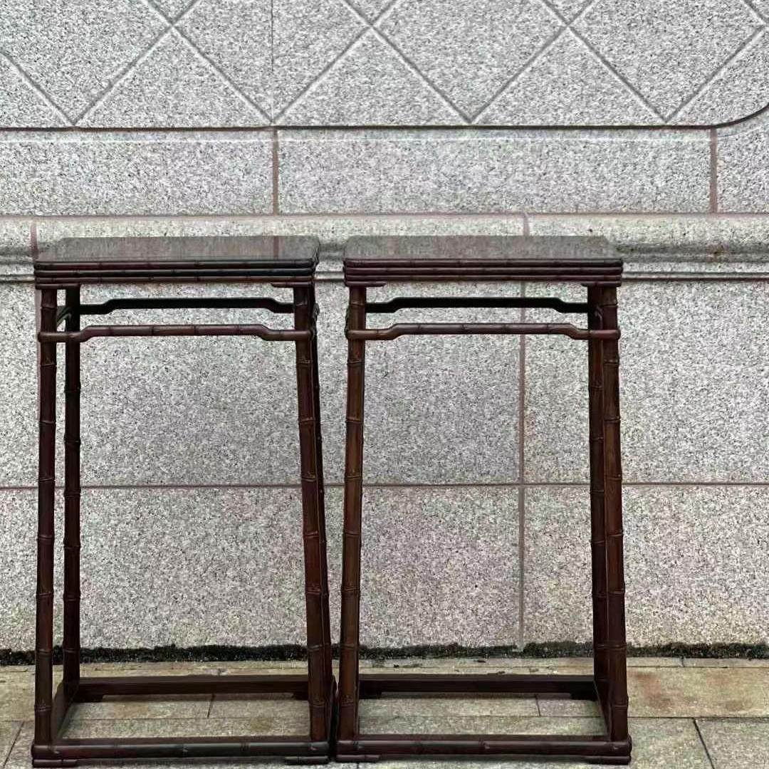 老挝大红酸枝正方明式高几奇石玉器摆件花瓶花盆盆景石头架子底座,住宅家具,红木边桌几类,淘宝优惠券,粉丝福利购,淘宝优惠卷