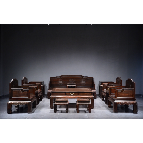 沙发组合全套酸枝中式大红