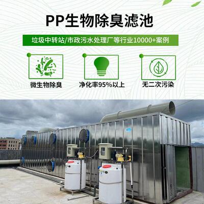 不锈除钢生物除臭设备污生物除臭站水废水池垃圾中转站臭工程生物