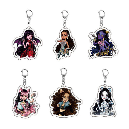 魔幻动漫精灵高中亚克力钥匙扣动