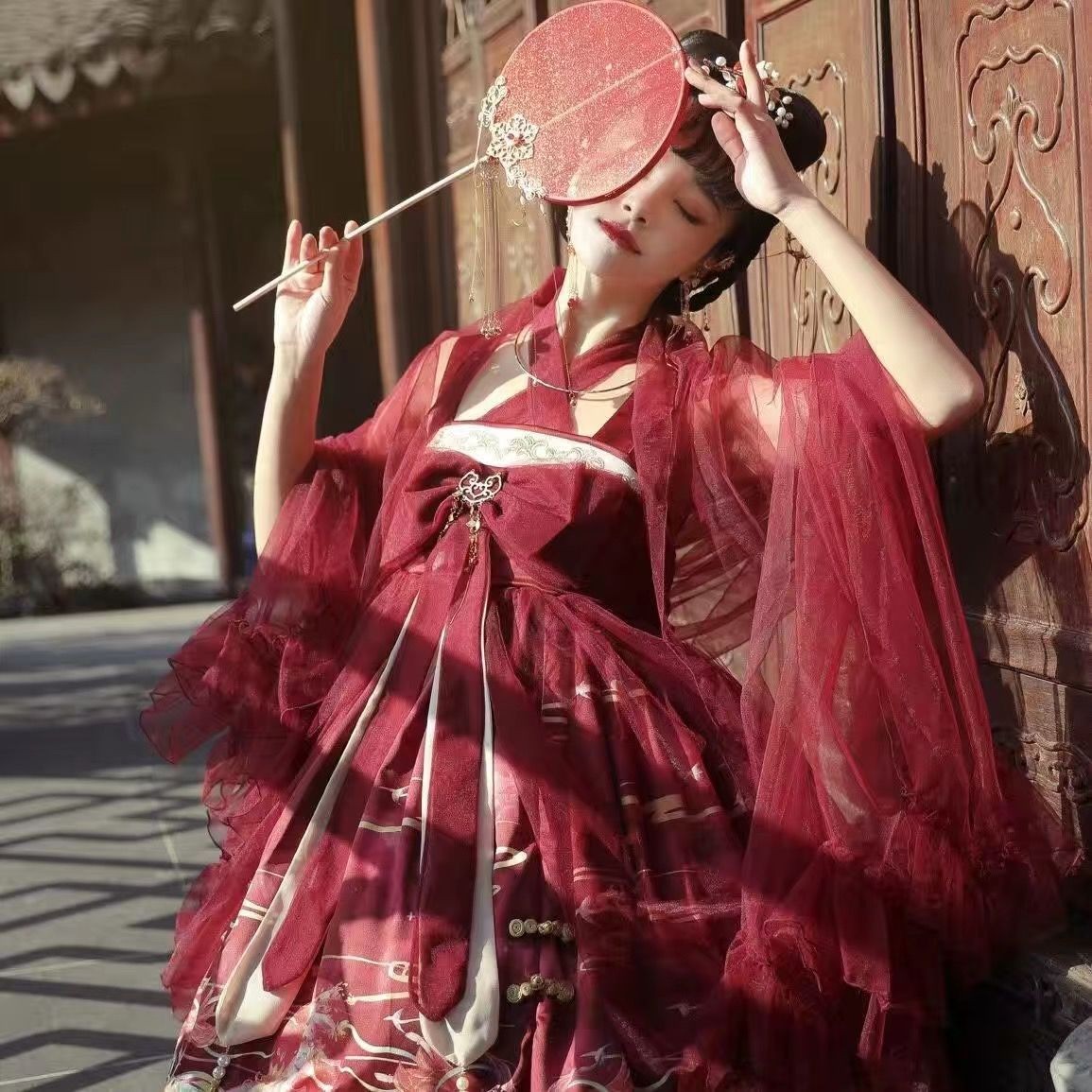 太炎兽lolita中华风jsk吊