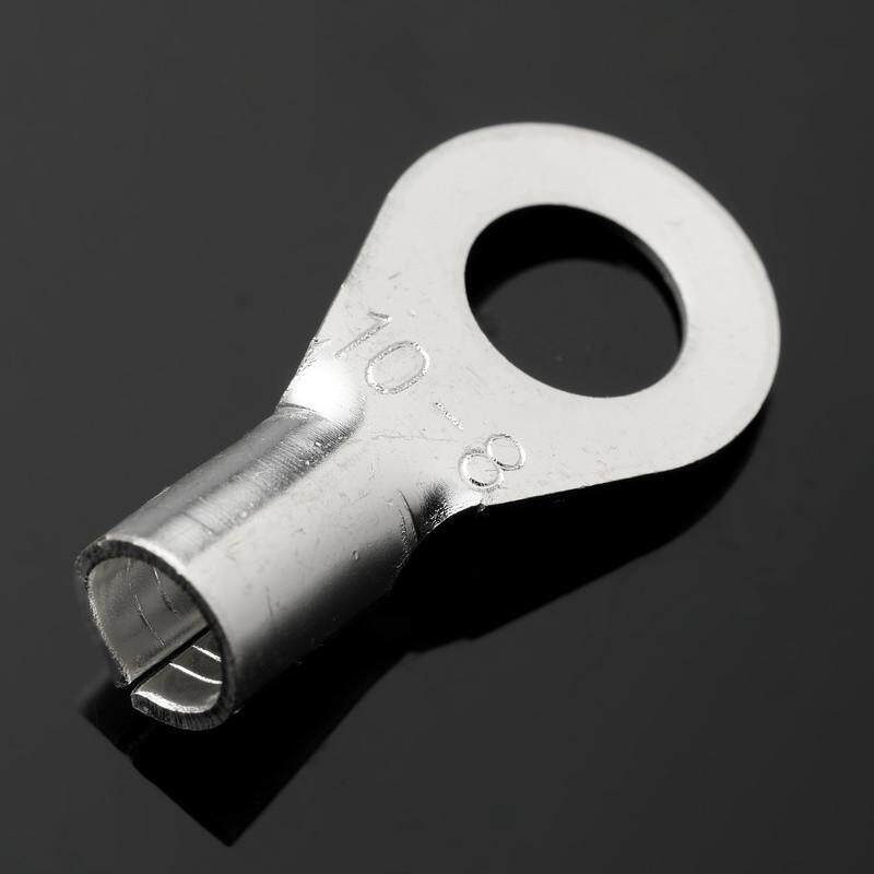 黄铜镀银OT冷压接线端子OT10-8 圆型裸端头 铜鼻子 1000只