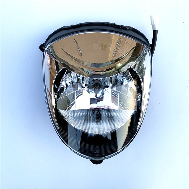 精品适用铃木摩托车丽彩QS125T-2/2A/2B大灯玻璃 前照灯 前车灯总