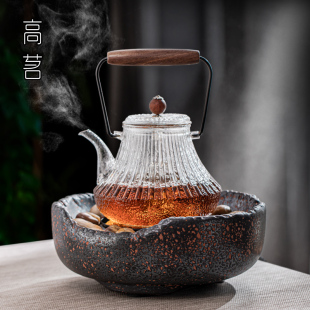 复古电茶炉茶道围炉煮茶器电陶炉专用功夫茶烧水壶整套煮茶壶 日式