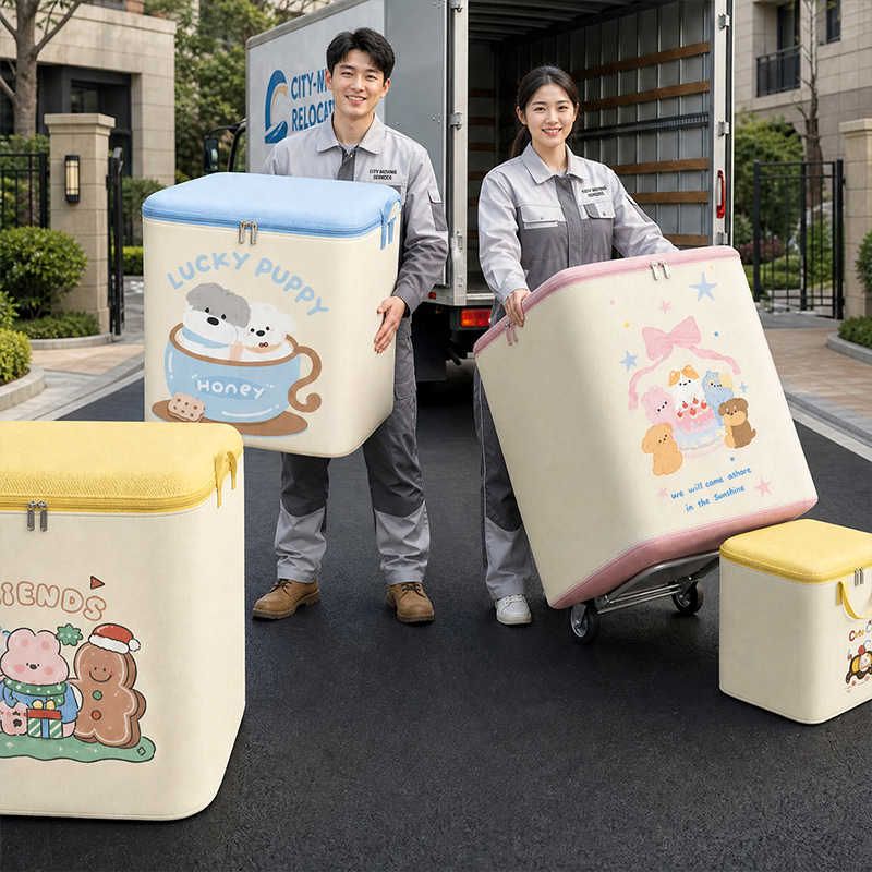 搬家打包袋加厚大容量衣服被子收纳袋家用整理箱防潮编织袋行李袋图片