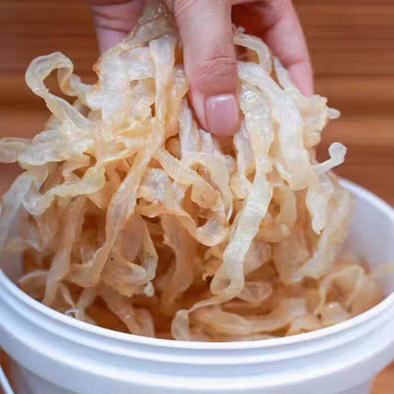 野生海蜇丝五斤桶装干无沙凉拌菜海蜇皮海蜇头正宗盐渍海蜇