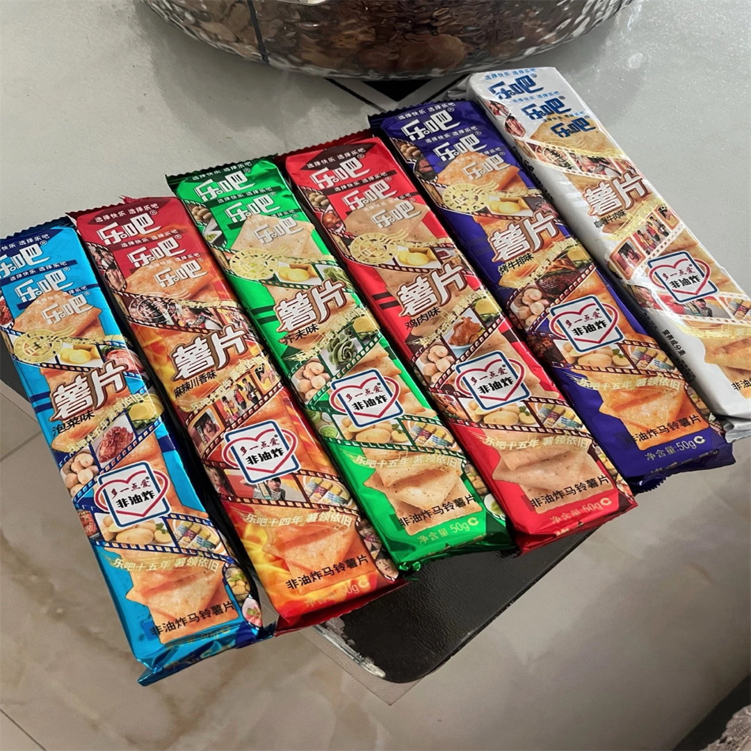 薯片非油炸50克多味饼干可