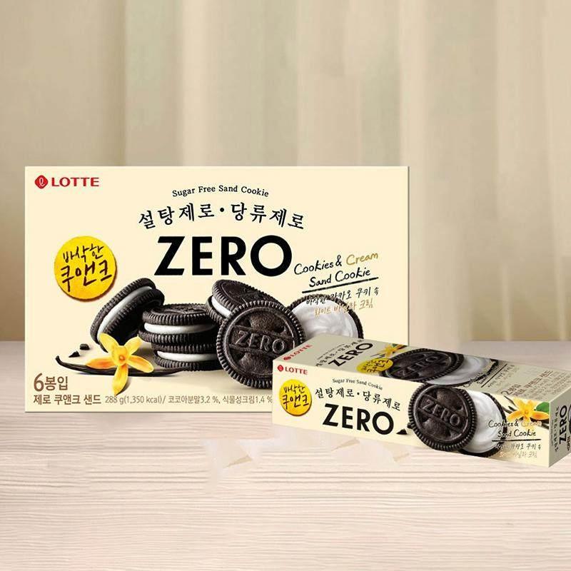 韩国零糖夹心饼干 LOTTE乐天zero奥利奥曲奇饼干独立小包网红零食
