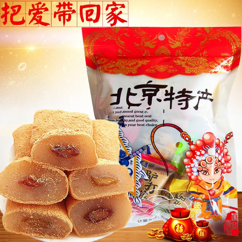 北京特产小吃驴打滚500g黄米糕豆面糕糯米糕传统糕点心包装食品邮