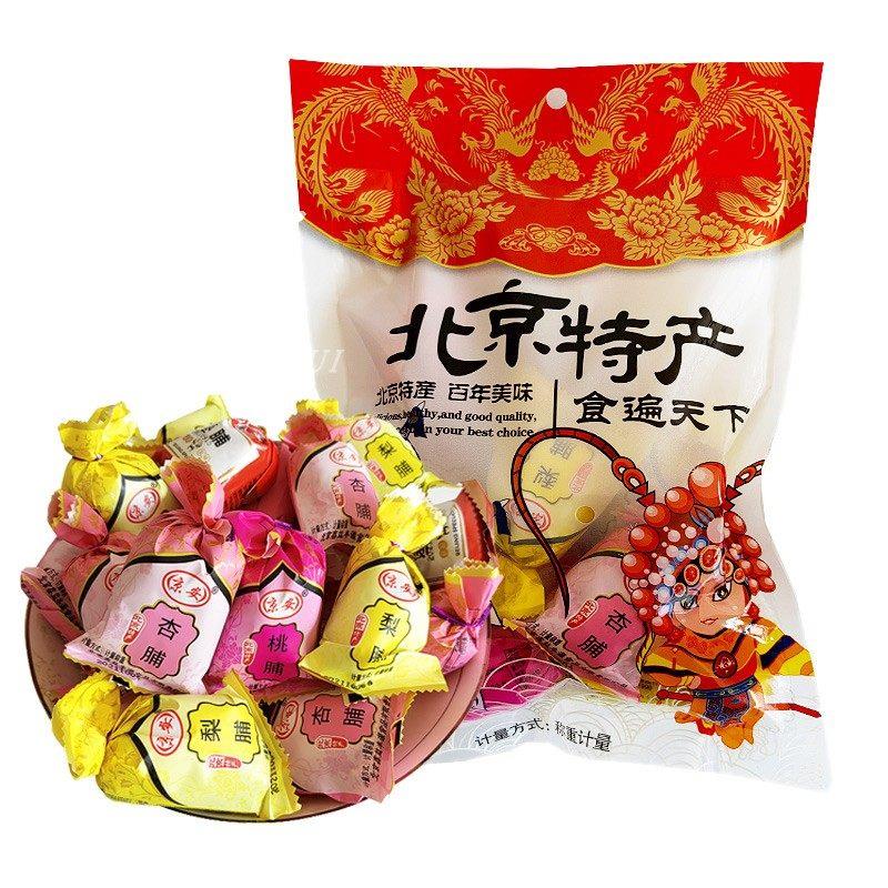 老北京特产传统型果脯500克散装苹果梨桃杏脯怀旧老式零食品辅料