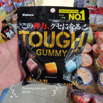 日本进口零食Kabaya Tough Gummy Cubic高弹性口香糖的采购