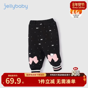 女童棉裤冬季儿童秋冬款加绒加厚夹棉长裤小童冬装宝宝裤子冬外穿