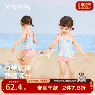 女宝宝游泳衣1儿童夏装小女孩公主泳装温泉潮洋气2岁女童泳衣分体