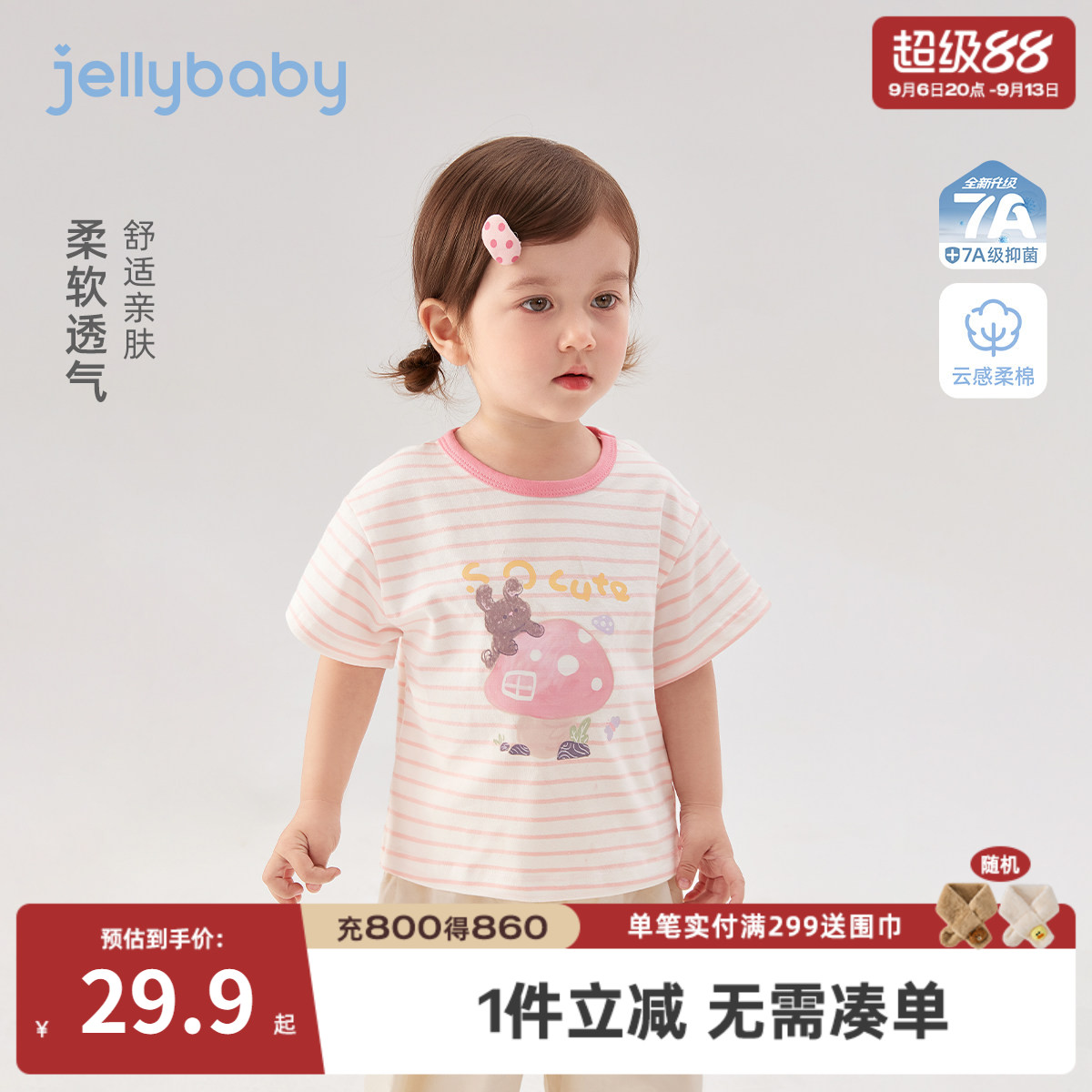 儿童T恤夏款新款童装宽松夏季女童短袖圆领6男童夏装衣服宝宝上衣