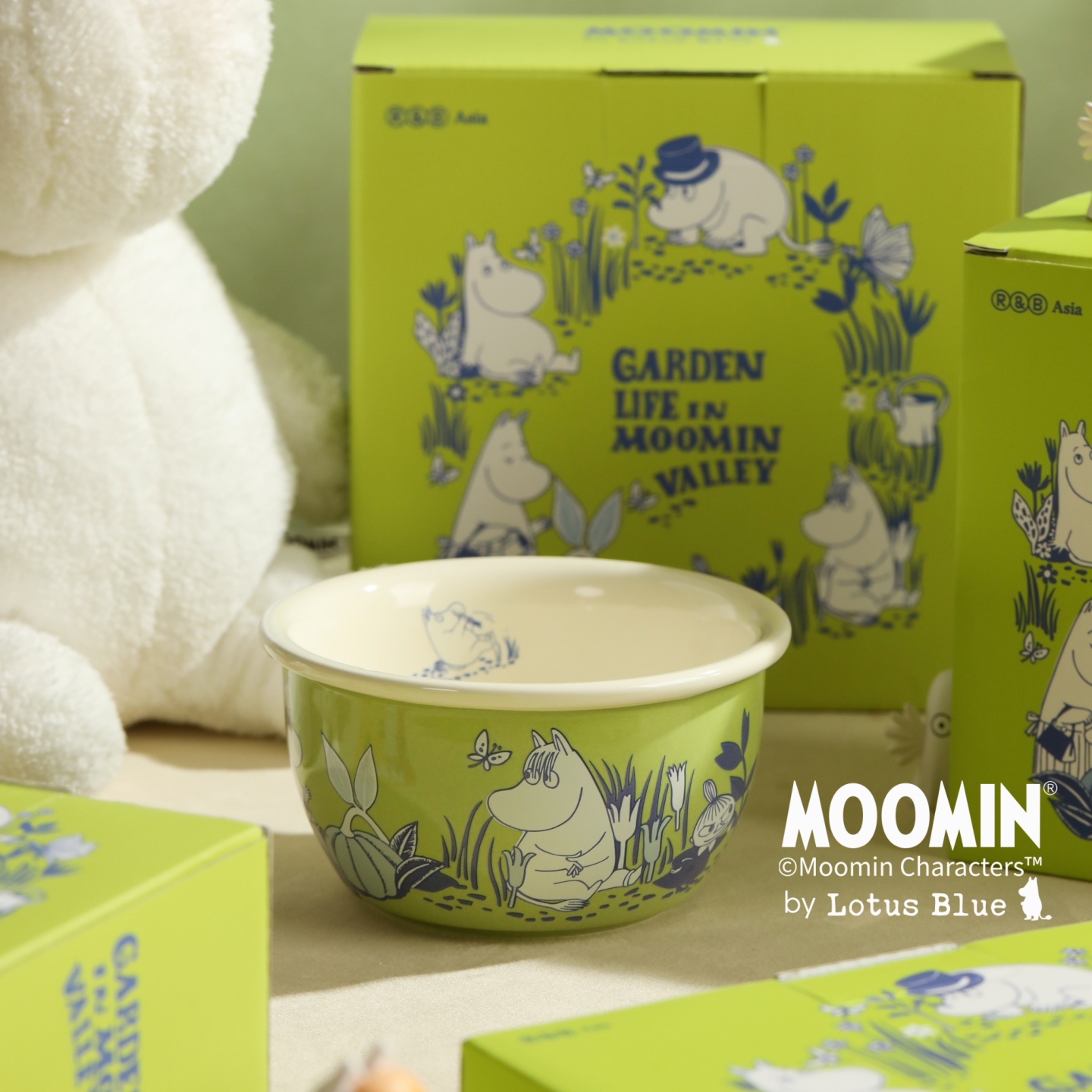 moomin姆明陶瓷餐具套装