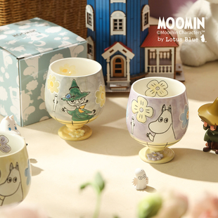 moomin姆明陶瓷杯子伴手礼高级感轻奢高颜值马克杯礼盒装 女生家用