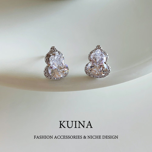 爆闪葫芦耳钉轻奢高级感