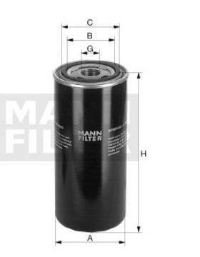 MANN FILTER 曼牌滤清器 wd940路面机械配件dd110滤清器