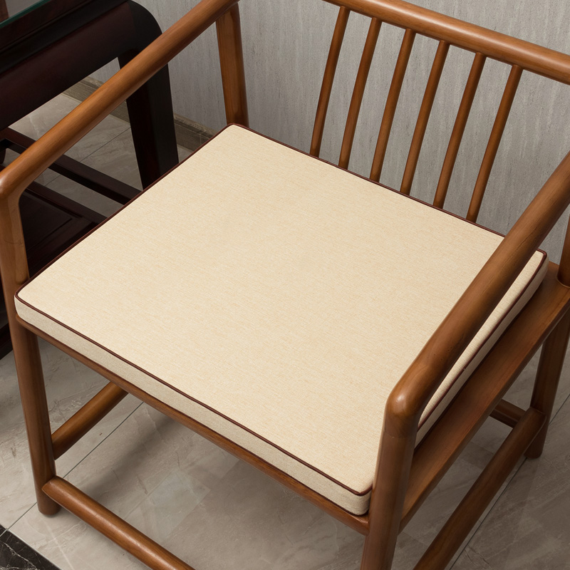 中式红木椅子坐垫实木圈椅茶桌餐椅太师椅海绵垫沙发飘窗座垫定制