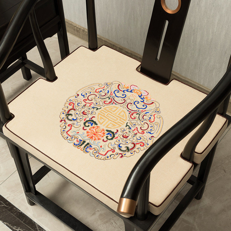 中式实木圈椅坐垫红木太师椅茶椅子座垫茶桌餐椅海绵乳胶椰棕定制,居家布艺,椅垫,淘宝优惠券,粉丝福利购,淘宝优惠卷