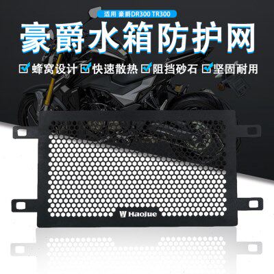 适用豪爵 TR300 DR300 DL250改装水箱网保护罩防护网保护网配件