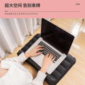 充气便携床上电脑桌子懒人沙发办公学习儿童车用后排写字作业桌板