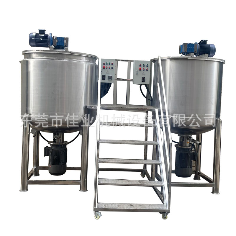 新款1吨不锈钢液体搅拌罐 胶水加热恒温搅拌机立式化工搅拌罐厂家