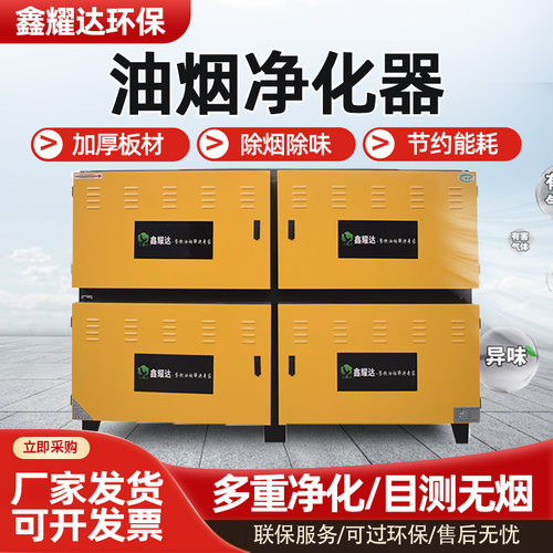 油烟净化器 饭店餐饮厨房低空排放油烟净化器商用低空烟雾净化器