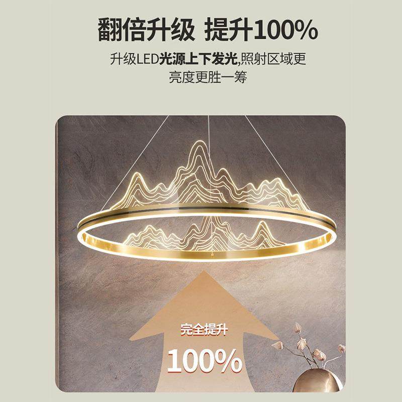 室升级铜本色轻奢版现代新中式BqianxiG客厅吊灯山水茶灯大平画层,鲜花速递/花卉仿真/绿植园艺,其它园艺用品,淘宝优惠券,粉丝福利购,淘宝优惠卷