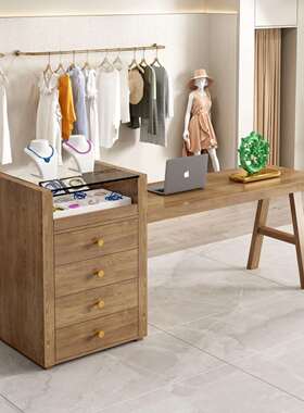 服装店烤中示岛台展示桌储物柜漆装饰品柜陈71387摆件展台列展台