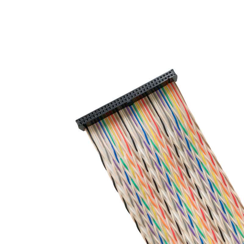 1700/60P双绞彩色排线 2.54间距IDC排线连接线 耐高温镀锡铜线