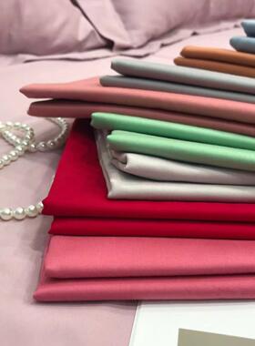 全棉10枕0支长绒棉贡缎轻磨毛集纯色保暖套床单合LER床笠被套单品