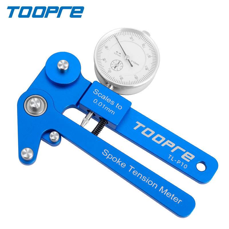 TOOPRE自行车辐条数显张力计车圈校正工具机械轮组钢丝调圈测量器