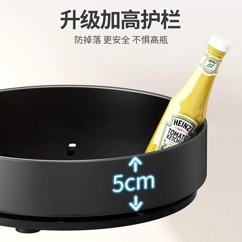 旋转调料置物架厨房台面托盘多功能油盐酱醋调味料用品大全收纳盒